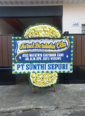 Papan Bunga Duka di Deiyai Miyo
